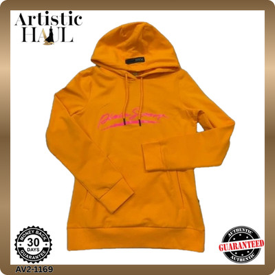 Plein Sport Orange Flu Hoodie S Langarm Unisex Neu mit Etikett
