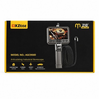 DXZtoz - Articulating Industrial Borescope - 210 Degrees Two-Way - Model AGC900D