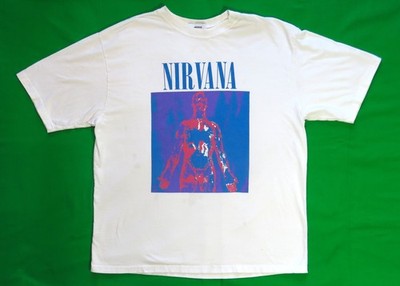 Nirvana T Shirt Sliver On White Archive Tag Seattle Grunge | eBay