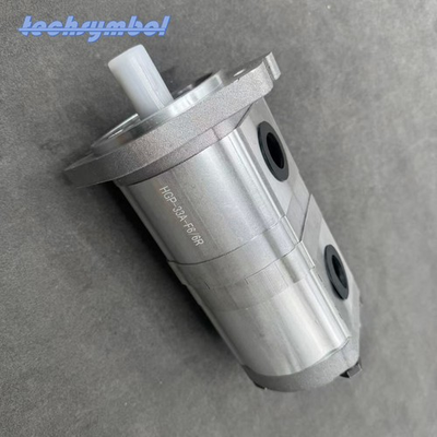 #ad New Hydraulic Tandem Double Gear Pump HGP 33A F6 6R Hydraulic Pressure Gear Pump $312.53