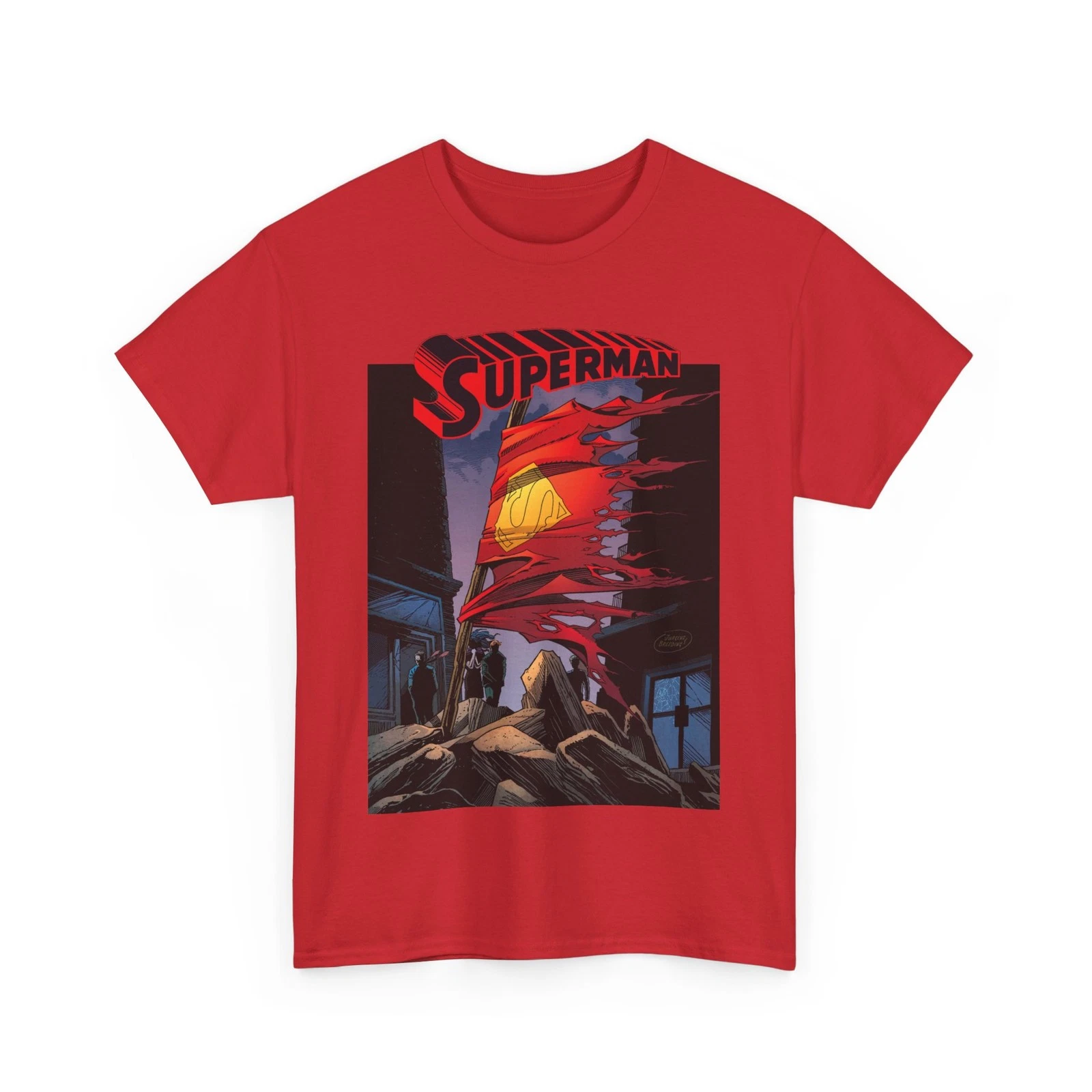 Death of Superman T-Shirt - DC Comics - Superman 75 - Doomsday Battle