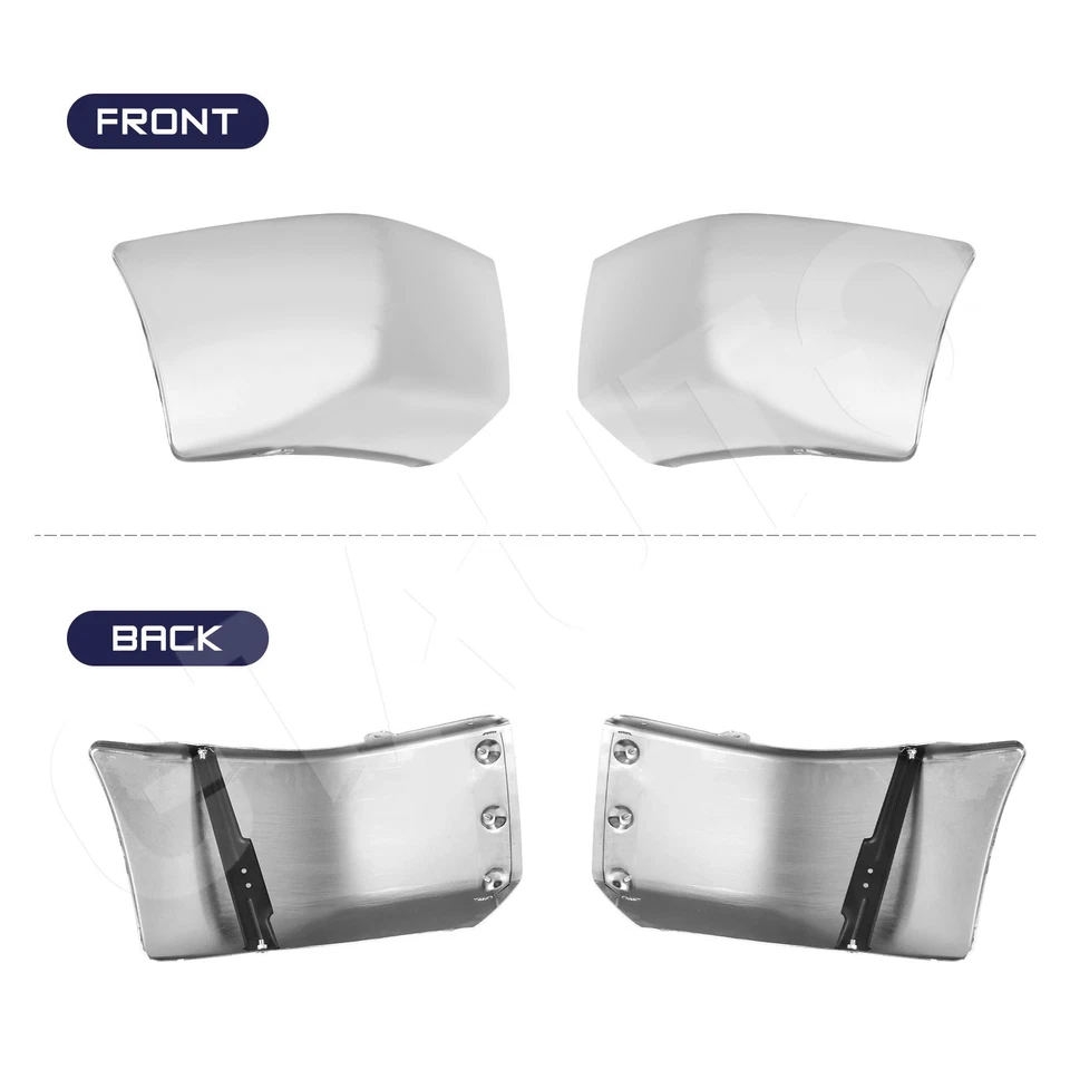 For 2012-21 Nissan NV1500 OE Style Front Bumper Split Chrome w/o Fog Light Holes Foto 3 de 4