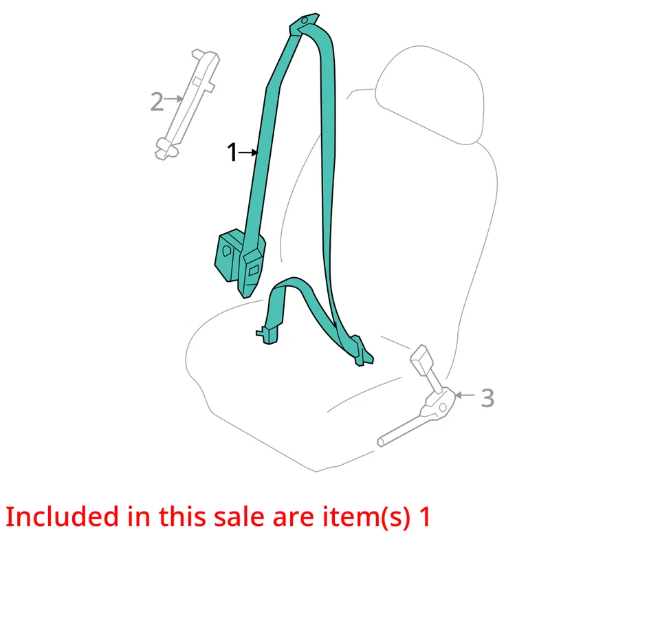 安全带前桶座起子拉刀适用于 08-10 SONATA 10302792 — 第 4/4 张图片