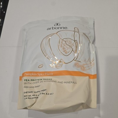 Arbonne Protein Shake Pumpkin Spice flavor 2lbs  Exp 06/21