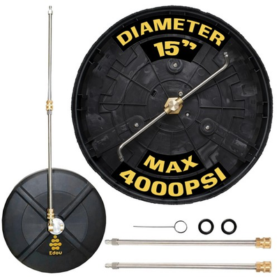 #ad Professional Pressure Washer Surface Cleaner 15quot; Stainless Steel Heavy Dut... $56.48