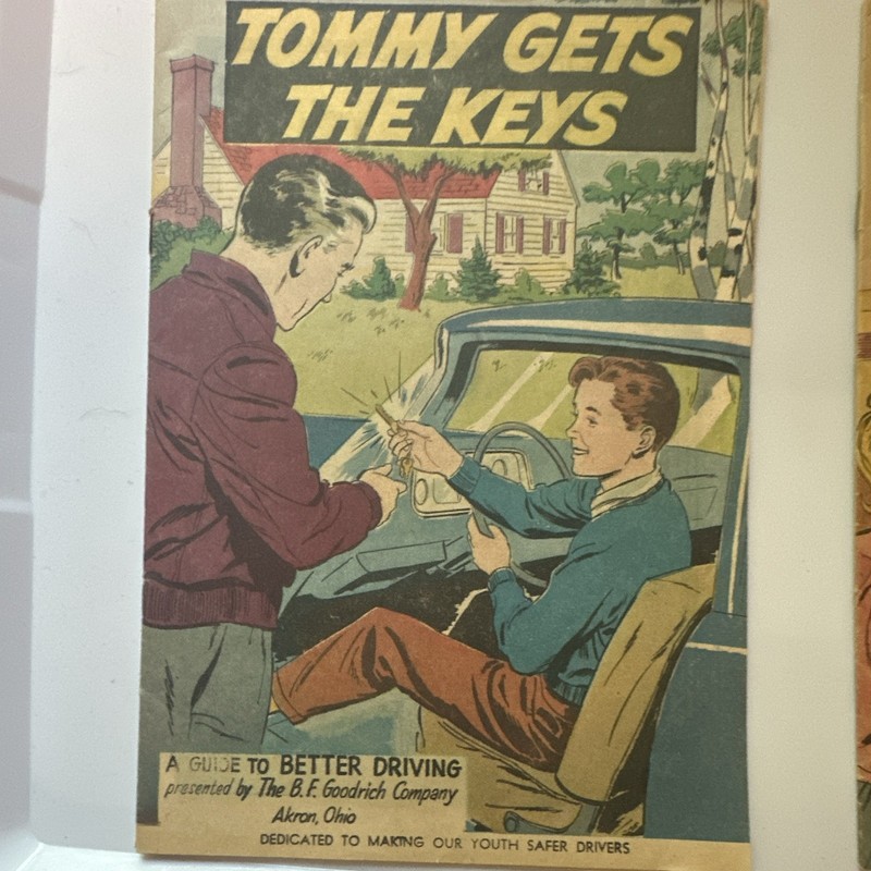 B.F. Goodrich Tires Advertising Booklets Lot: Tommy Gets the Keys & Farming