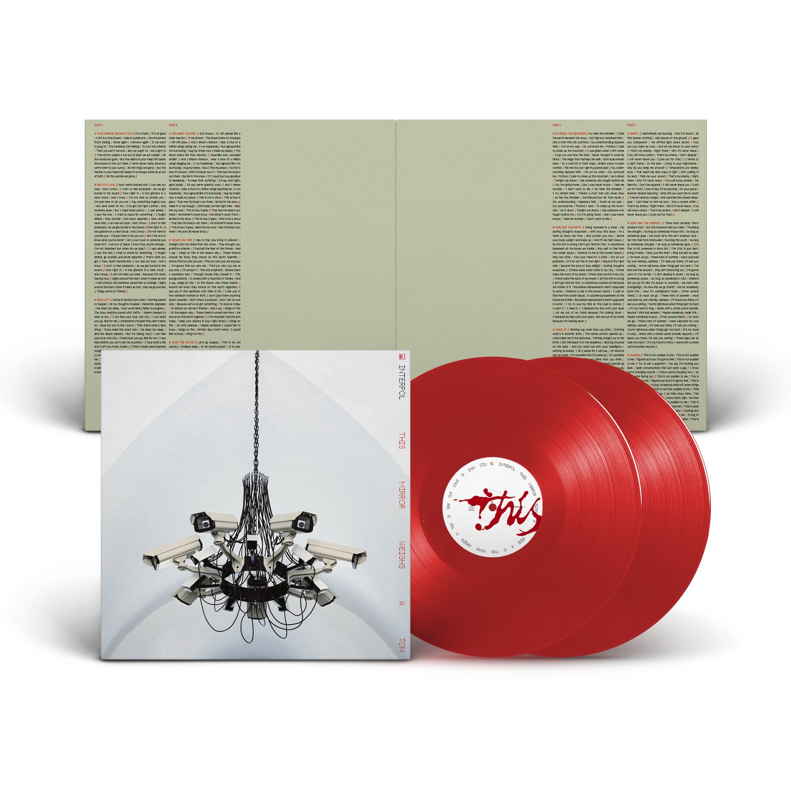 Interpol - This Mirror Weighs A Ton (Red LP) [VINYL] Sent Sameday*