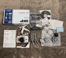 Olympus PEN E-P3 White 12.3 MP + 14-42mm, 17mm Twin Lens Kit w/Box