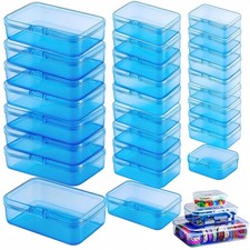 LJY 28-Piece Plastic Storage Containers with Lids 3 Assorted Sizes , Rectang...