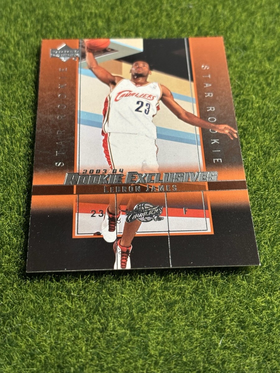 2003-04 Upper Deck Star Rookie Exclusives LeBron James RC #1