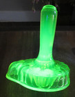 Duboe Yellow Vaseline Uranium Glow Glass Hand Held Juice Reamer Juicer ~RARE~ — photo 1