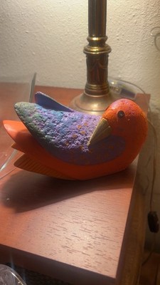 Laurel Burch Bird Figurine Textured United Design Vintage 1999