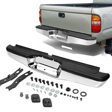 Stainless Steel Rear Step Bumper For Tacoma Toyota 1995-2004 Replacement Chrome