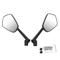 2Pcs Motorrad Verstellbar 10Mm Spiegel Lenker RüCkspiegel Reflektor Seitlich