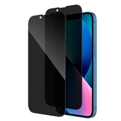 AMOZ 2x Blickschutz Panzerfolie für iPhone 16 15 14 13 12 Pro Max Glas Displayschutz