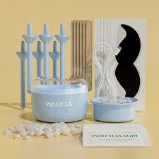 Nose Wax Kit Eyebrow Ear Hair Removal Waxing USB Rapid Heating For Men and Women
