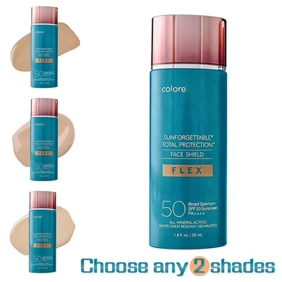 Colorescience Face Shield Flex SPF50 2 Pack You Choose 2 Shades Fair Light Mediu
