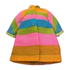 1960s Vintage Barbie 1969 Francie Blue Pink Orange Merry-Go-Rounders Coat #1230