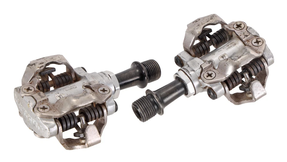 Pedales de bicicleta de montaña Shimano PD-M540 SPD ciclocross grava 2 pernos 9/16" Foto 2 de 4