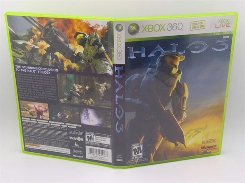 Halo 3 (Xbox 360, 2007) Complete w/ Manual & Poster Insert - Tested - Free Ship