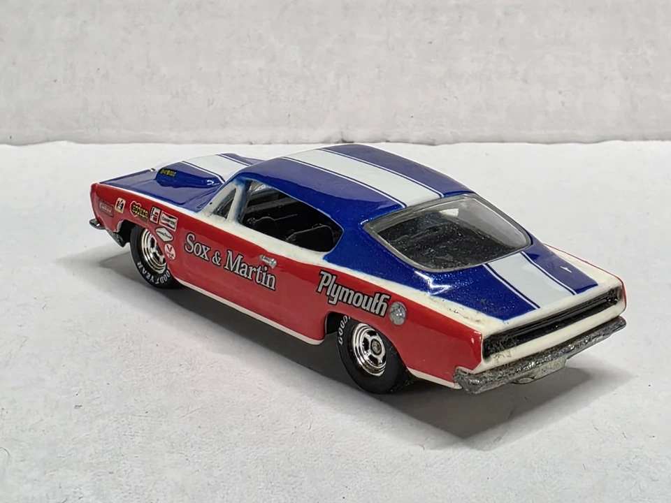 HOT WHEELS TIRA DE ARRASTRE DEMONS SOX & MARTIN SUPER STOCK BARRACUDA Foto 3 de 4