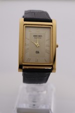 Vintage Seiko Slim Tank Japan Movement Men's Wrist Watch - ( FREE SHIPPING )