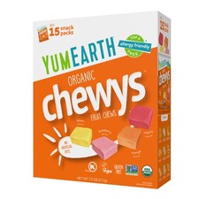 Organic Chewys Fruit Flavored Candy Chews - Allergy Friendly, Gluten , Non-GM...