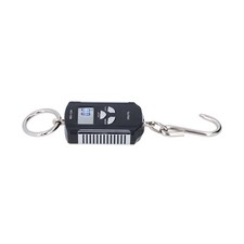 (Silver Black)Crane Scale 200KG Heavy Duty Hanging Weighting Hook Steelyard DY9