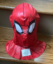 Child Marvel Spiderman Fabric Mask Boys S/P 6/7  Mask Only 