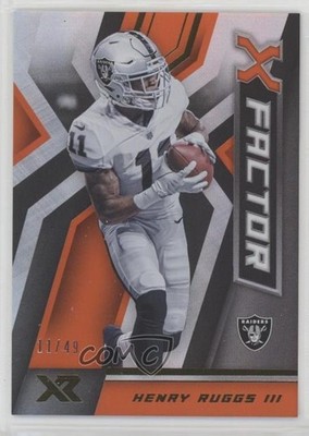 2020 Panini XR X-Factor Orange 11/49 Henry Ruggs III #14 Rookie RC 7i6