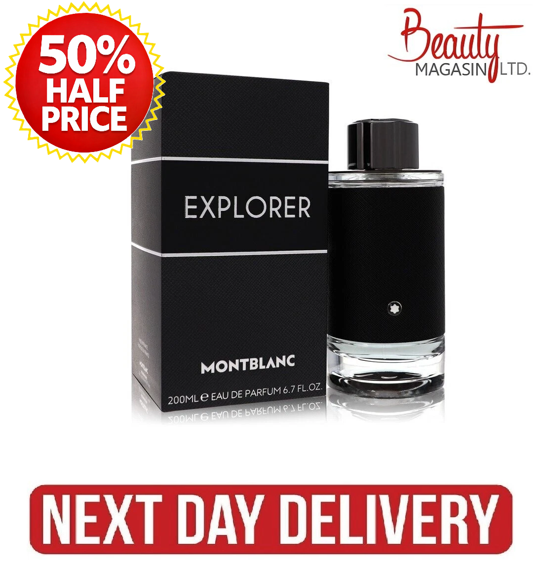 Mont Blanc Explorer 200ml Eau De Parfum EDP Spray Mens Fragrance