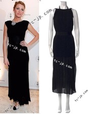 CHANEL 14C Black Sleeveless Belted Party Long Dress Karl Lagerfeld 38 US6