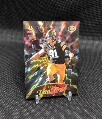 2023 Panini Luminance Lukas Van Ness /25 RED SSP Rookie Card No. 156   