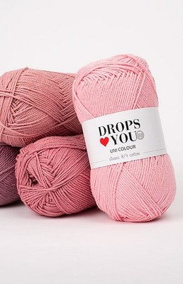 Drops Loves You #7 100% Cotton Limited Edition Sport weight Yarn Multiple Colors