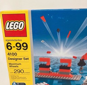 LEGO Designer Set 4100 Maximum Wheels NEW! Semi Truck Race Car Crane Forklift
