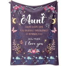 Aunt Gifts, Aunt Birthday Gifts Ideas from Niece Nephew, Flower Purple