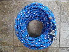 130ft x 7/16" Dac/Polyester Halyard Royal Blue w/red/white/blue tracers