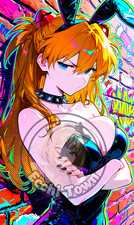 Asuka Soryu - Evangelion 4 Anime Waifu Heavy Duty Vinyl Sticker Decal Asuka Soryu - Evangelion 4 Anime Waifu Heavy Duty Vinyl Sticker Decal
