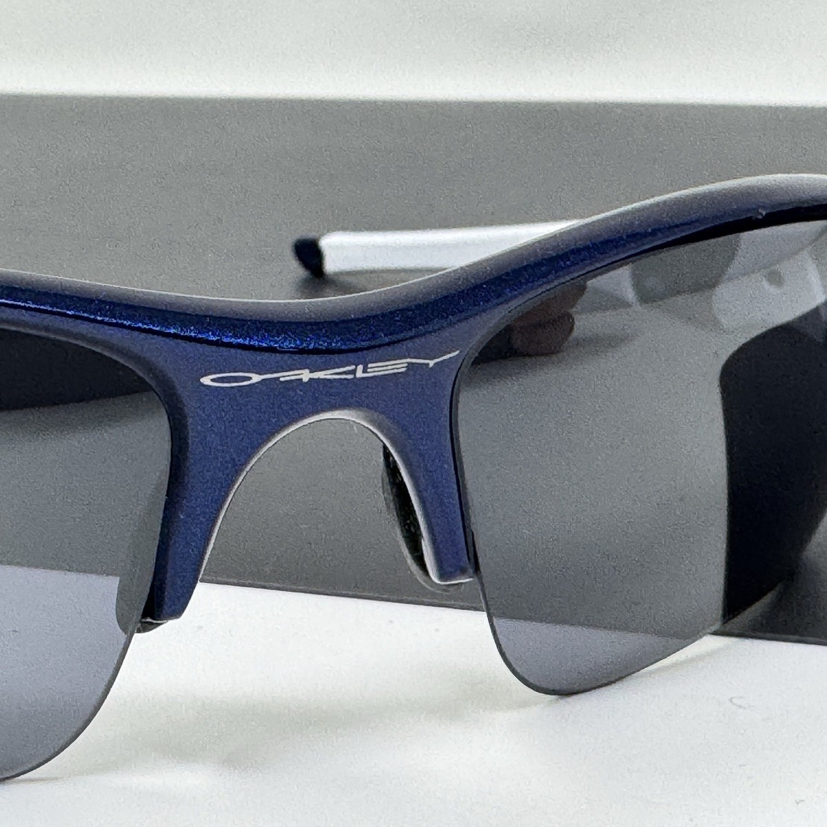 Oakley Sunglasses Flak Jacket XLJ 03-931 Team Navy Blue w/ Black