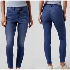 Athleta Sculptek Skinny Jeans Womens 6 Medium Wash Blue High Rise Denim Stretch