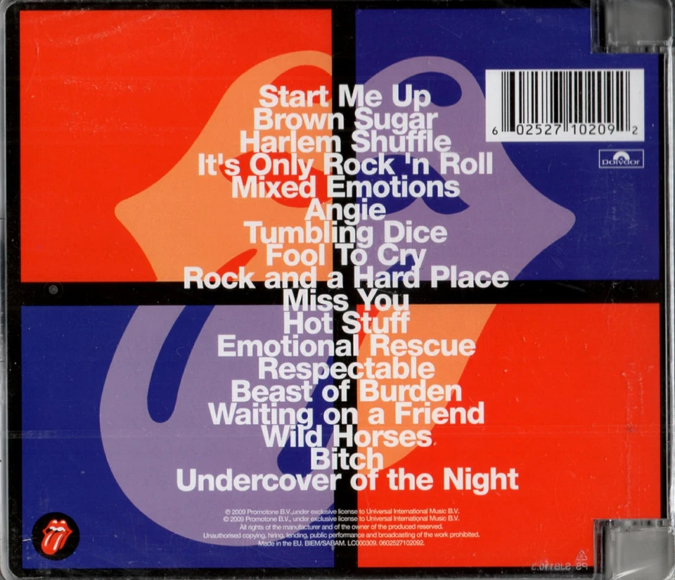 The Rolling Stones - Jump Back(The Best Of '71 - '93) CD Remastered Neu/OVP 2009 - Bild 2 von 2