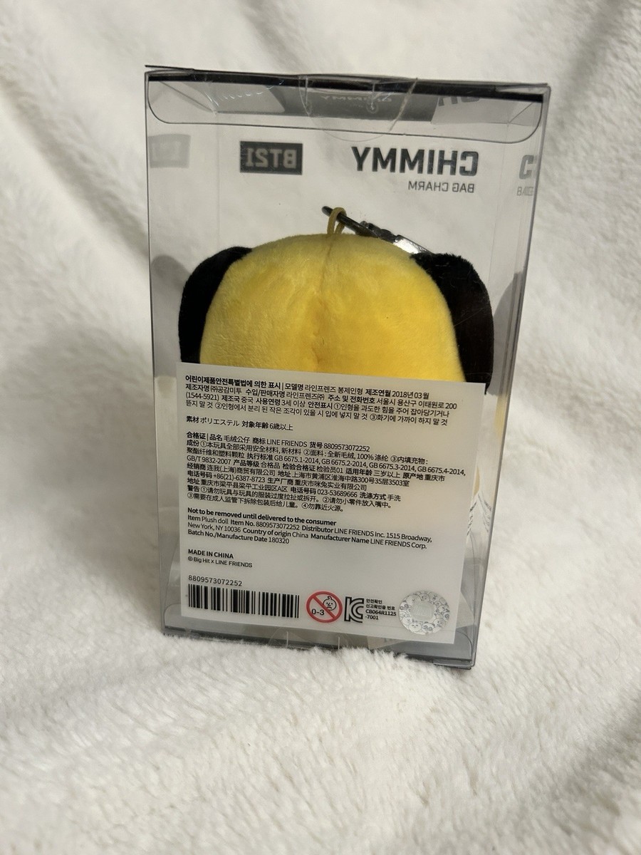 BTS BT21 Chimmy Plush Bag Charm Jimin Brand New Cute In Box