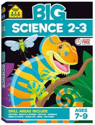 School Zone Big Science Workbook: 320 Pages, 2nd Grade, 3rd Grade, Weather, ...