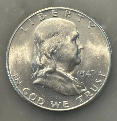 1949-S Franklin Half Dollar - AU - About Uncirculated - 90% Silver