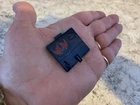 Vintage GI Joe 1984 Cobra Rattler Blue Cover Panel w Decal Original Hasbro Parts
