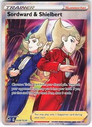 Sordward & Shielbert TG28/TG30 Silver Tempest Trainer Gallery Full Art Ultra Rare Holo
