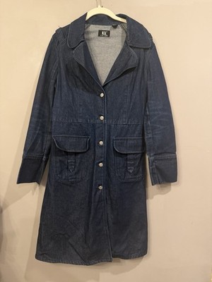 RARE Vintage 90s Karl Kani Denim Button Down Dress Hip Hop Medium