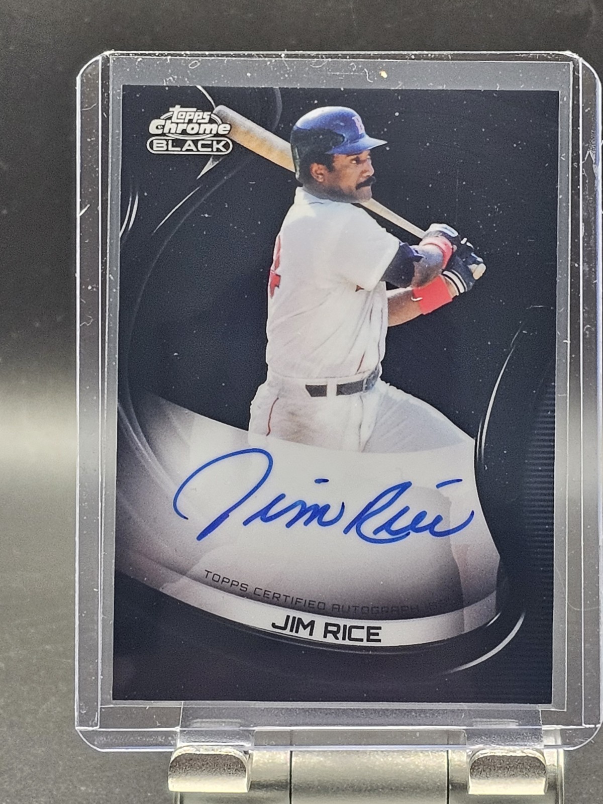2022 Topps Chrome Black - Autographs Jim Rice #CBA-JRI (AU)