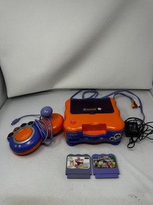 VTech V.Smile TV Learning System Console With 2 Games 1 Controller Tested