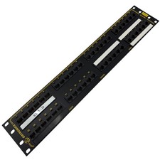 Ortronics Cat5e 48  Port 19" Rack  Mount Patch Panel 2U 